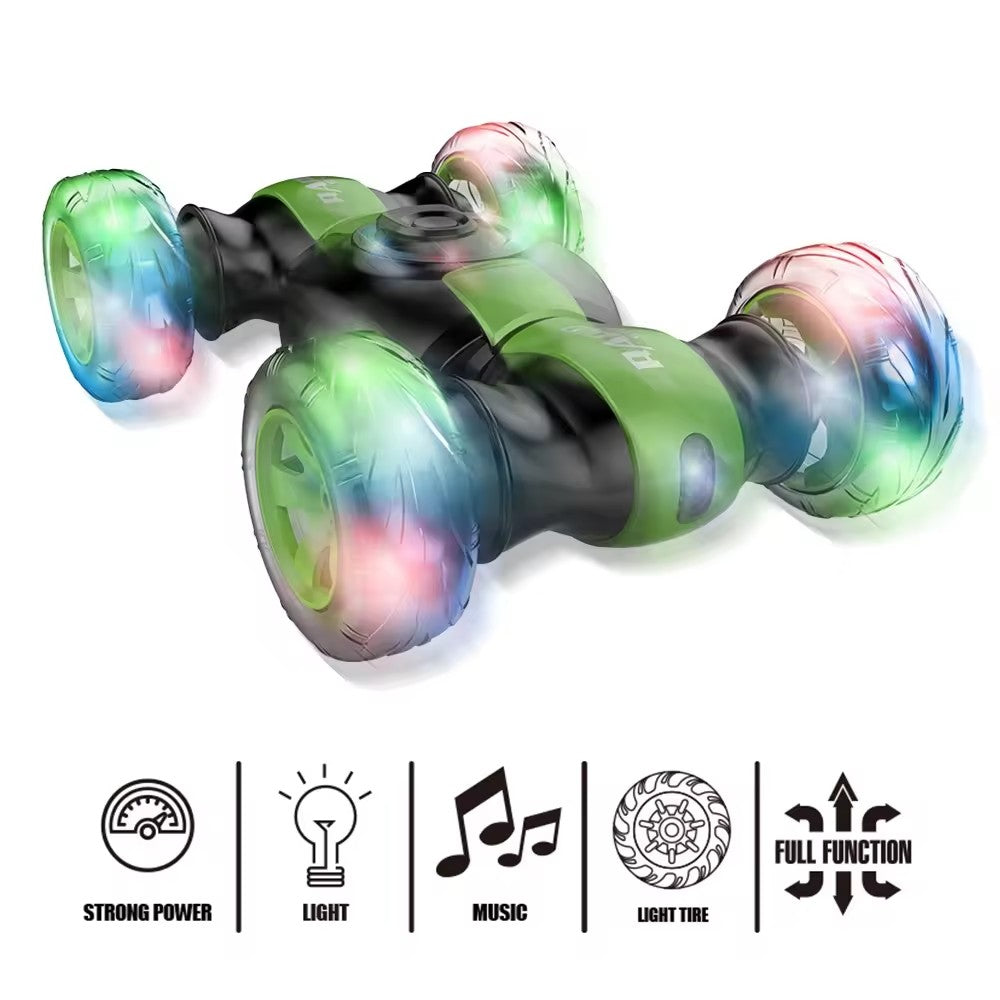 Multi Functional RC Stunt with Black Watch Rapid Stunt Green/ Orange