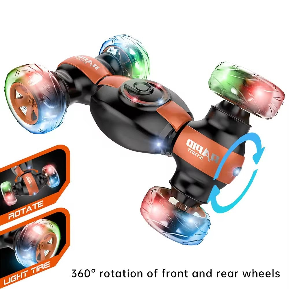 Multi Functional RC Stunt with Black Watch Rapid Stunt Green/ Orange