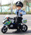 Police Three Wheel Kids Ride on Motorbike