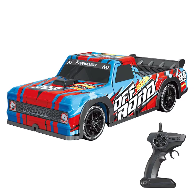 1:16  RC Drfit Stunt Car Red Orange Blue Colours