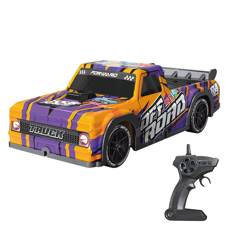 1:16  RC Drfit Stunt Car Red Orange Blue Colours