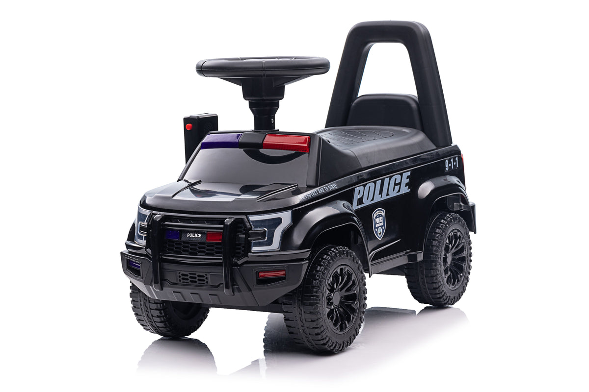 Best Ride on Car 2 in 1 Kid Ride on Push Car Polizee kids car Stroller Sliding Ride on Car with Horn Music Light Function Secure Bar Ride on Toy for Boy Girl Toddlers 1-3 Years Old Blue