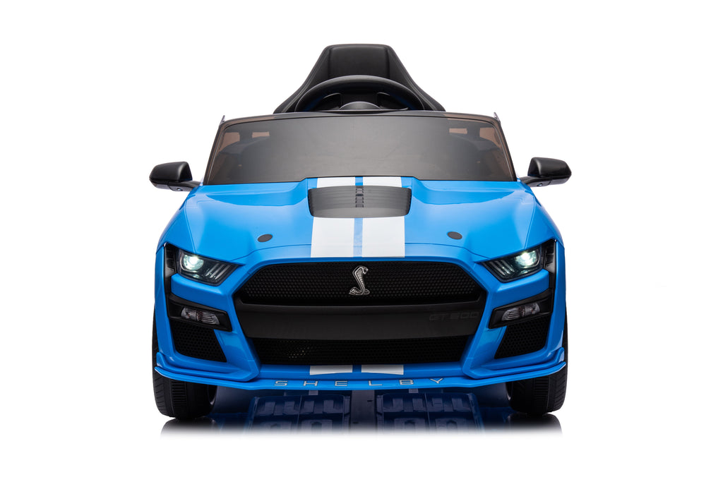 Ford Mustang Shelby GT500 Licensed Ride on Car with 2.4G Remote Control Blue
