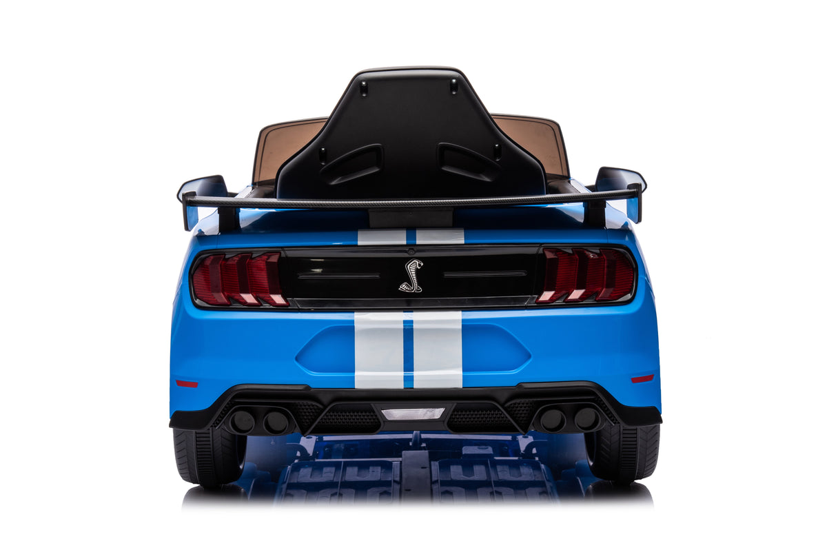 Ford Mustang Shelby GT500 Licensed Ride on Car with 2.4G Remote Control Blue