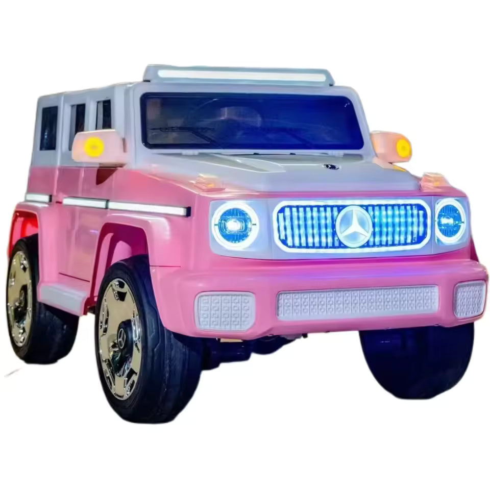 Mercedes EQ UTV with Fancy Lights Dual Drive Ride on Car 4x4