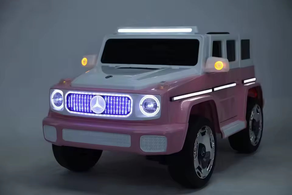 Mercedes EQ UTV with Fancy Lights Dual Drive Ride on Car 4x4