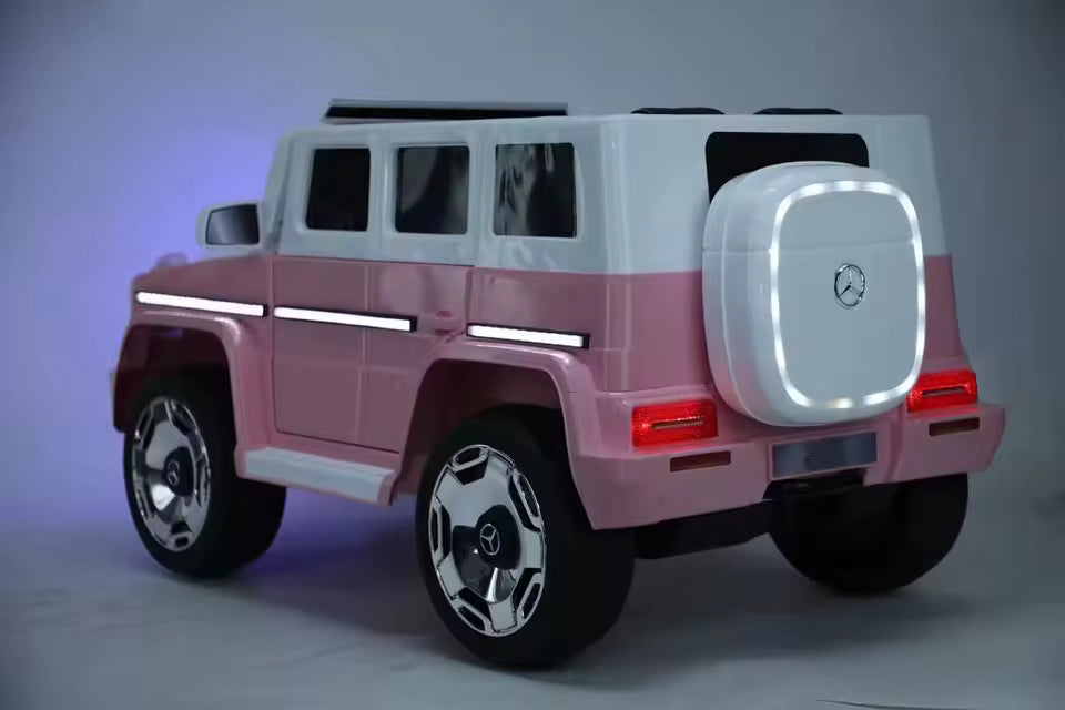 Mercedes EQ UTV with Fancy Lights Dual Drive Ride on Car 4x4
