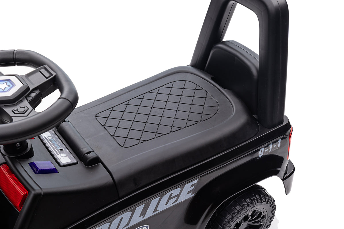 Best Ride on Car 2 in 1 Kid Ride on Push Car Polizee kids car Stroller Sliding Ride on Car with Horn Music Light Function Secure Bar Ride on Toy for Boy Girl Toddlers 1-3 Years Old Blue