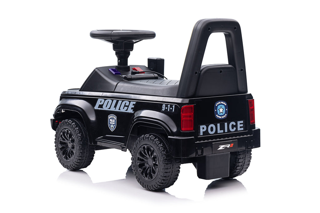Best Ride on Car 2 in 1 Kid Ride on Push Car Polizee kids car Stroller Sliding Ride on Car with Horn Music Light Function Secure Bar Ride on Toy for Boy Girl Toddlers 1-3 Years Old Blue