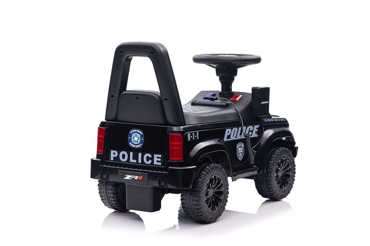 Best Ride on Car 2 in 1 Kid Ride on Push Car Polizee kids car Stroller Sliding Ride on Car with Horn Music Light Function Secure Bar Ride on Toy for Boy Girl Toddlers 1-3 Years Old Blue