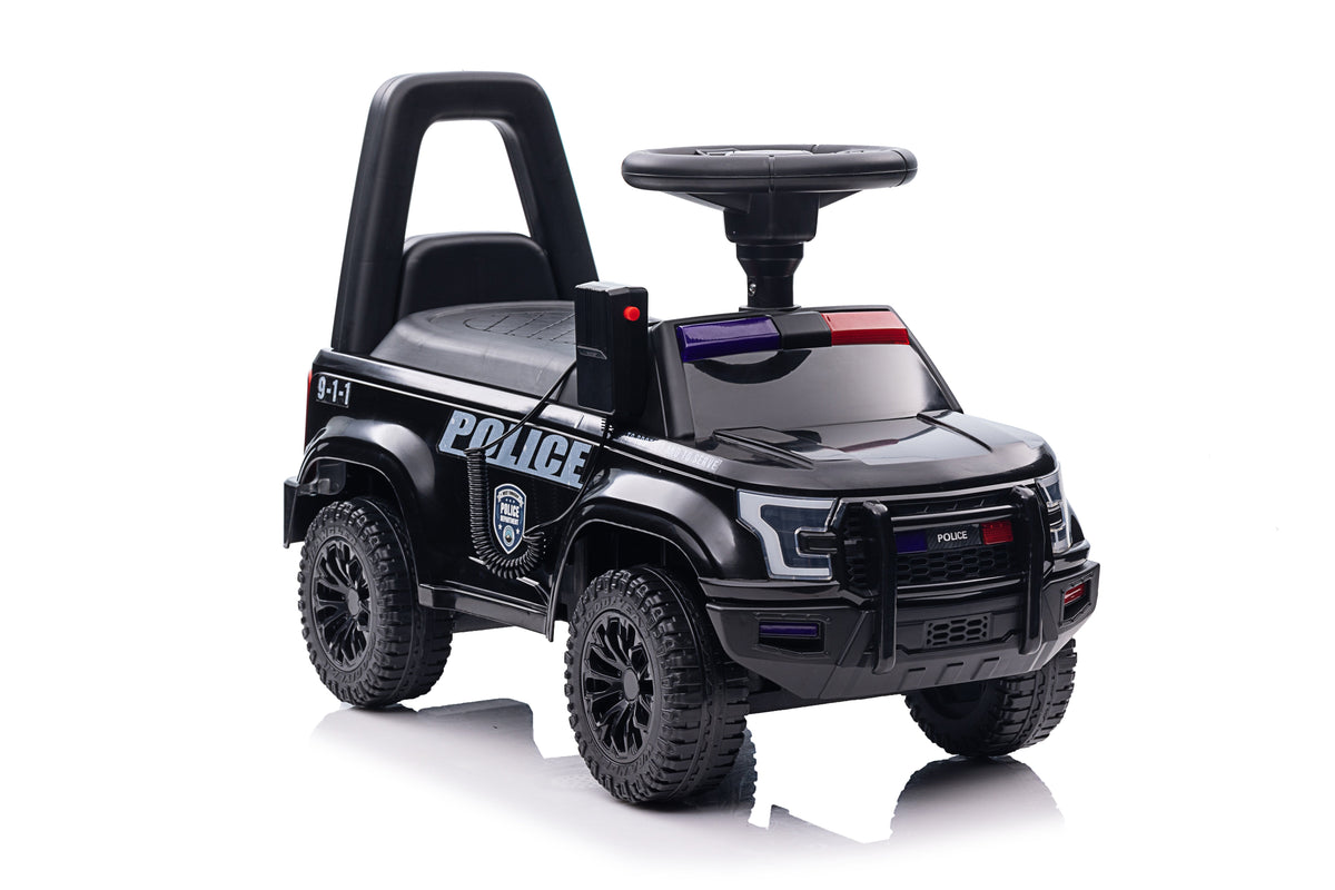 Best Ride on Car 2 in 1 Kid Ride on Push Car Polizee kids car Stroller Sliding Ride on Car with Horn Music Light Function Secure Bar Ride on Toy for Boy Girl Toddlers 1-3 Years Old Blue