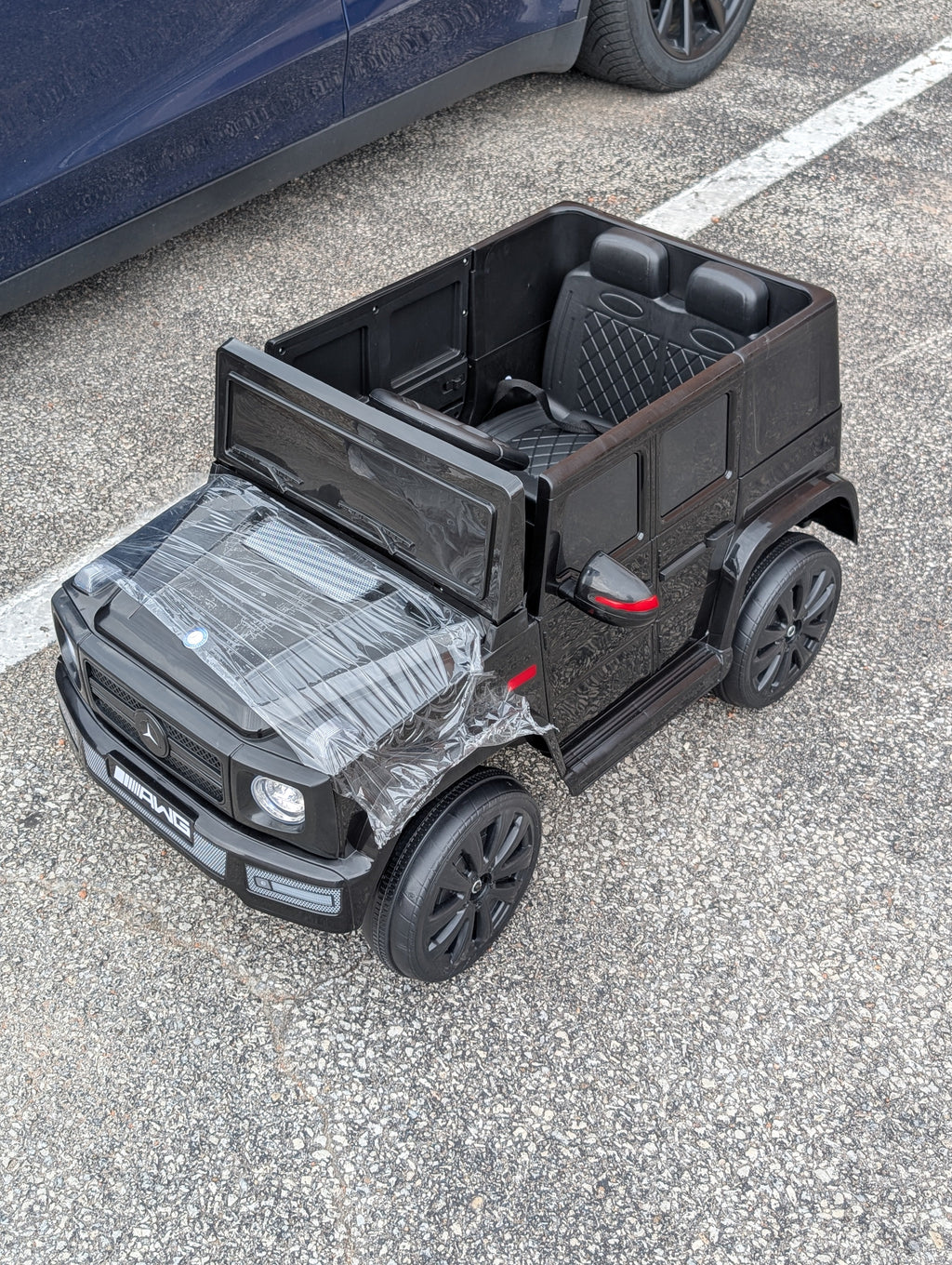 AMG Wagon Kids Ride on Car with Bluetooth Music