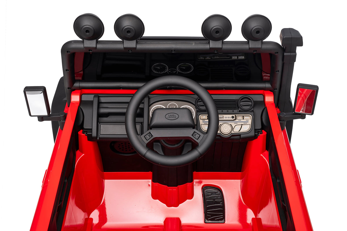 24 Volts Land Rover Defender 4.5 AH Licensed Ride on Car with 2.4G Remote Control 110 SVX Concept with Lights and Music