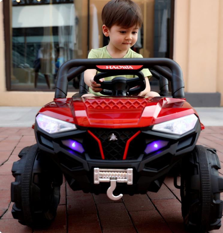New Compact UTV Truck Ride on Car Dual drive, dual battery (6V4 battery x 2)