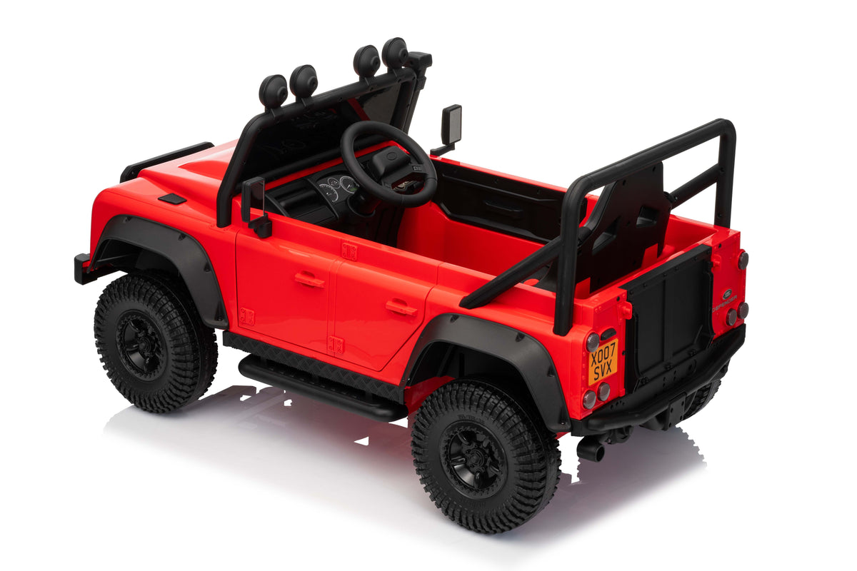 24 Volts Land Rover Defender 4.5 AH Licensed Ride on Car with 2.4G Remote Control 110 SVX Concept with Lights and Music