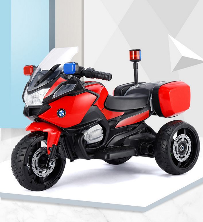 Police Three Wheel Kids Ride on Motorbike